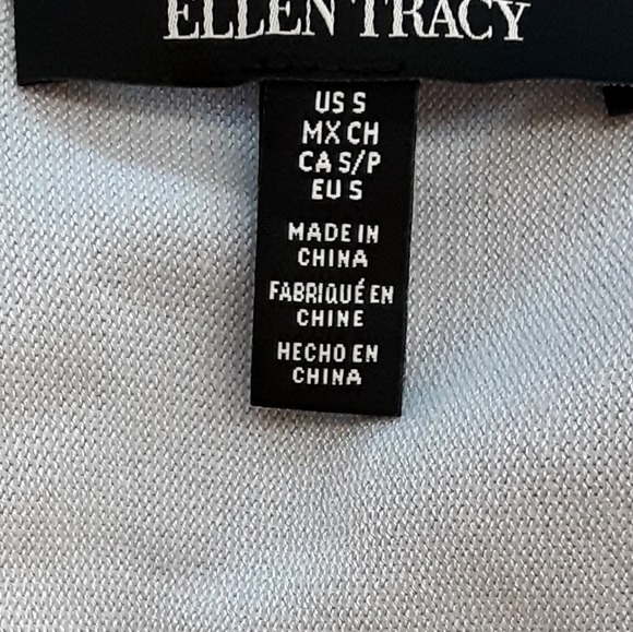 NWOT, Ellen Tracy, Pale Blue Viscose/Nylon Blend Pullover, Size Small - Picture 8 of 9